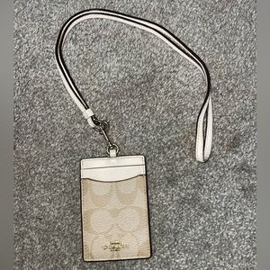 Coach lanyard